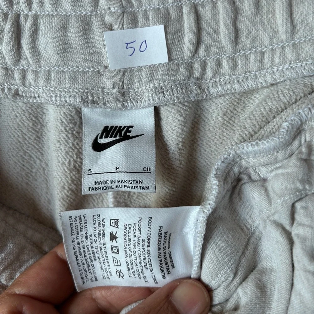 Nike Sportswear‎ Club Fleece Joggers Heather Grey Sweatpants Small BV2671-063